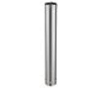 Conduit droit pour poêle à granulés - PGI pour poêles à Pellets - Diamètre 80/130 - Long Noir G