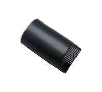 Conduit émaillé 7/10e soudé en continue, diamètre 150 mm ,Lg : 100 cm , noir mat (RAL 9019) Réf. LG1000 150 E NM / 56150