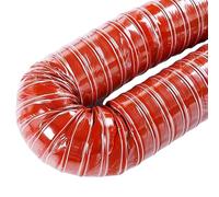 Conduit flexible d'évacuation d'air en silicone for ventilateur d'extraction, 1 à 10 pouces, for la ventilation des fumées industrielles, résistant à la chaleur (3 m).(25mm/2.5cm/1in)