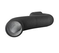 Conduit flexible en aluminium de 4/6 pouces, tuyau d'aération de sécheuse de 10/16 pieds, tube d'aération de sécheuse robuste à 4 couches, tube en PVC, échappement de ventilation(150mm X 3m)