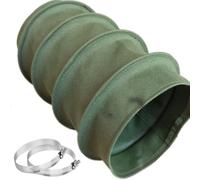 Conduit flexible en toile, Canvas Flexible Duct Hose Flame Retardant Waterproof Exhaust HVAC Multiple Sizes(L 10m(32ft),185mm(7.3"))