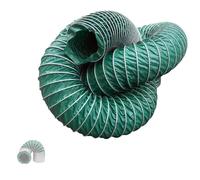 Conduit flexible en toile, Flexible Duct Hose Waterproof Heat Resistant Galv Steel Wire Triple-layer 75-600mm 1-10m(2m/6.6ft,80mm-3 1/8")