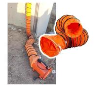 Conduit Flexible isolé Haute résistance - Tuyau de Ventilation de 2,5 cm de diamètre pour extracteurs d'air et climatiseurs Portables, Longueur 2,5/10 m, Conduit télescopique en PVC Durable