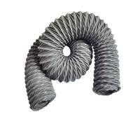 Conduit flexibleen nylon gris, tuyau d'évacuation et de ventilation télescopique, tuyau flexible de conduit pour aspirateur/vapeur(10m,90 mm)