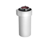 Conduit gaz alu/pvc 250mm blanc 80/125
