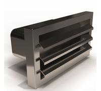 Conduit Plat 175x80mm Grille Ventilation Extérieure Airtec optimAIRo Inox Hotte