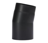 Conduit poele à bois - Coude 15° - noir - Reuter Ferrum 130 mm