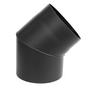 Conduit poele à bois - Coude 45° - noir - Reuter Ferrum 150 mm