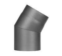 Conduit poêle à bois - Coude fixe 30° - gris - Tecnovis TEC-Stahl Ø 150 mm