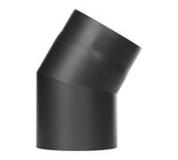 Conduit poêle à bois - Coude fixe 30° - noir - Tecnovis TEC-Stahl Ø 160 mm