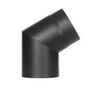 Conduit poêle à bois - Coude fixe 60° - noir - Tecnovis TEC-Stahl Ø 150 mm