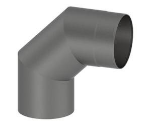 Conduit poêle à bois - Coude fixe 90° - gris - Tecnovis TEC-Stahl Ø 150 mm