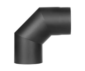 Conduit poêle à bois - Coude fixe 90° - noir - Tecnovis TEC-Stahl Ø 160 mm