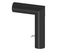 Conduit poele a bois – double paroi – coude avec trappe d’entretien et clapet papillon - Tecnovis TEC-Protect 130mm