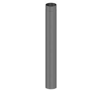Conduit poêle à bois - Elément droit 1000 mm - gris - Tecnovis TEC-Stahl 130 mm