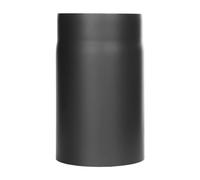 Conduit poêle à bois - Elément droit 250 mm - noir - Tecnovis TEC-Stahl 150 mm