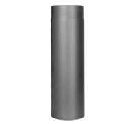 Conduit poêle à bois - Elément droit 500 mm - gris - Tecnovis TEC-Stahl 150 mm