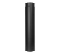 Conduit poêle à bois - Elément droit 750 mm - noir - Tecnovis TEC-Stahl 130 mm