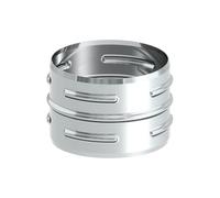 Conduit poêle à bois - Raccord mâle en inox -Tecnovis TEC-Stahl 180 mm