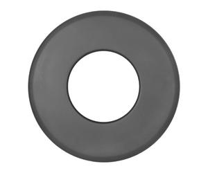 Conduit poêle à bois - Rosace murale noire - couronne 85 mm - noir - Tecnovis TEC-Stahl 200 mm