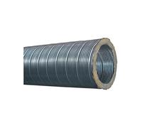 Conduit semi rigide L 3m ALFLEX alu insonorisé D100 mm - - 11091971