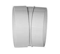 Conduit Tube coudé à 15 degrés 100 mm/10,2 cm Round Tube Coude de ventilation adaptateur connecteur Coupler Ko100-23/15