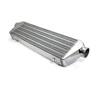 Conduit Tuyau D'admission Refroidisseur Intermédiaire Universel en Aluminium 530X130X65 Mm Entrée Radiateur 57 Mm Sortie 2,75 Pouces Admission d'air Froid pour Radiateur Turbo