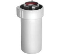 Conduit ubbink gaz alu/pvc 1000mm blanc 80/125 Gris G
