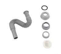 Conduit Vidange Cuisine Flexible ABS Résistant Chaleur | Matériau ABS renforcé, résistant haute température, conception épaisse, flux rapide, anti-corrosion