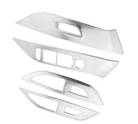 Conduite À Gauche Autocollant Décoratif Pour Panneau De Boutons De Lève-vitre Garniture Intérieure Pour Peugeot 2008 2019-2023 Pour E2008 2020-2022 POMPOMPUR