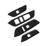 Conduite À Gauche Cache Du Panneau De Commande De Lève-vitres Intérieur Pour Nissan Pour Kicks 2025 WEFOLCC(Carbon Fiber look)