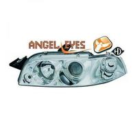 Conduite à Gauche Phares Projecteur Paire Angel Eyes Chrome Clair Fiat Punto