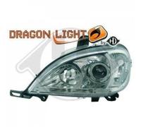 Conduite à Gauche Phares Projecteur Paire LED Dragon DRL Transparent Mercedes M