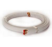 Conduite de frigorigène tube cuivre cuivre isolé écrous 1/4 1/2 16m