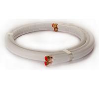 Conduite de frigorigène tube cuivre cuivre isolé écrous 1/4 3/8 16m