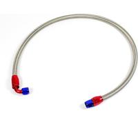 Conduite d'huile Refroidisseur d'huile 1m AN10 Raccords universels en acier inoxydable Tuyau flexible Raccord