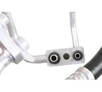 Conduite haute pression/basse pression climatisation partie avant METZGER pour OPEL CORSA D
