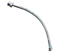 Conduites de frein 1 paire de tuyaux de frein tressés universels M10x1 femelles pivotantes AN3 en acier inoxydable, pour voitures de course, VTT, UTV(CONV 40CM)