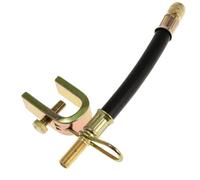 Conduites de frein Adaptateur d'extension de valve de pneu en caoutchouc flexible pour voiture et camion, 140 mm, avec clip