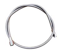 Conduites de frein Tuyau de frein universel tressé en acier inoxydable non revêtu AN4 de 12 à 72 pouces, conduite d'embrayage, conduite de turbo, conduites de vide(12 INCH)