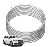 Conduites d'huile 3/8, tuyau de conduites d'huile 3/8 | Tube dur enroulé en aluminium | L'oléoduc des véhicules à moteur de tuyauterie de réfrigération 25 pieds roulent les lignes de tuyauterie en alu