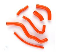 conduites radiateur durites Compatible Avec Suzuki Pour DRZ400SM 2005-2021 Kit De Tuyau De Refroidissement De Radiateur Avec Trop-plein Pour Évacuation De La Chaleur(Orange)