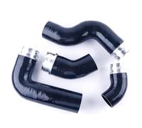 Conduits de pression et durites durite essence Kit de durites de suralimentation en silicone pour échangeur intermédiaire, compatible avec VW, Golf GTI MK5, Audi A3 8P 2.0TFSI(Black)