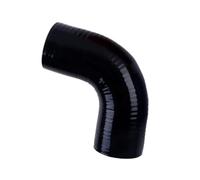 Conduits de Pression et durites Tuyau en Silicone 90 degrés ID 35 55 60 40 80 mm Connecteur Coupleur Tuyau d'admission Turbo Intercooler Voiture 3 Plis 1 pièce durite Essence(ID35-40mm Black)