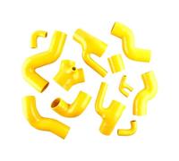 Conduits pression durites Kit de 12 durites d'admission en silicone Convient pour Audi RS4, S4, B5 Biturbo pour A6 2.7T(Yellow)