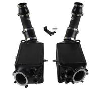 Conduits pression durites Kit de refroidisseur intermédiaire à double Charge + tuyau d'admission Turbo pour BMW M5 M6 F10 F12 F13 S63 2013-2018