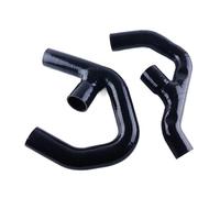 Conduits pression durites Kit tuyaux refroidissement intermédiaire Silicone pour VW GTI MK5 MK6 pour Audi A3 2.0T 2007-2010 double Turbo(Black)