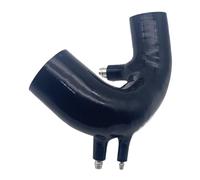 Conduits pression durites Pièces adaptées au kit de tuyau d'admission en silicone pour Abarth 500 595 IHI Turbo, système haute performance, tube(Black With Logo)