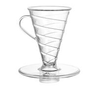 Cône à café en forme de V robuste de qualité alimentaire avec structure en spirale pour améliorer l'extraction du goût. Filtre à café de qualité alimentaire