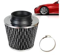 Cône d'admission d'air froid - Filtre à air de 76 mm | Cône d'entrée froide de rechange multifonction haute performance pour vélos et vélos